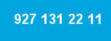927 131 22 11 927 131 22 11